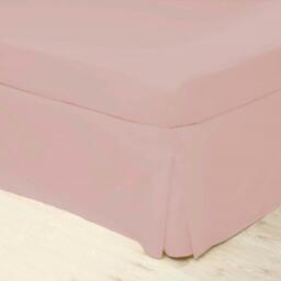 Rackhams Easycare Percale Platform Valance - Powder Pink - Superking - Powder Pink - 50% Cotton/50% Polyester - thumbnail 3