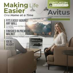 "Rackhams AVITUS High Gloss White with 4-White Drawers for 32""-65"" LED/OLED/LCD TV Cabinet - FULLY ASSEMBLED" - thumbnail 5