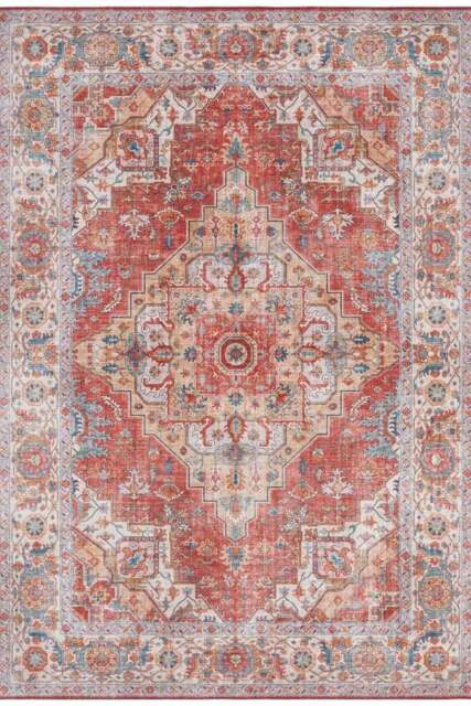 Rackhams Oriental Sylla Brick-Red Rug - 160X230 cm - image 1