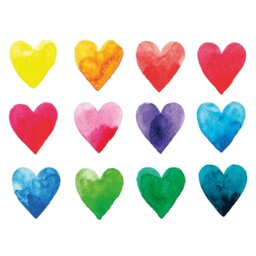 Rackhams Colour My Heart Wall Mural - Medium - W300cm x H240cm - thumbnail 2