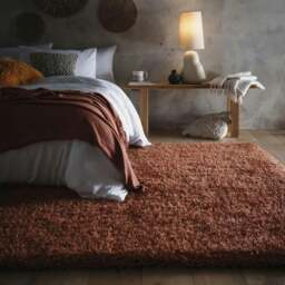 Rackhams Chicago Shaggy Brown Rug - 140X200 cm - thumbnail 5
