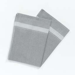 Rackhams Tuana Cotton Hammam Hand Towel without Tassels - Blue with White Stripes - thumbnail 5