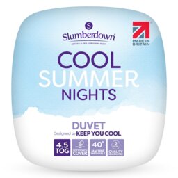 Rackhams Cool Summer Nights Duvet - Super King - 4.5 - Ideal for Spring and Summer - thumbnail 1
