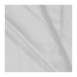 Rackhams Egyptian Cotton Plain Flat Sheet - Platinum - Platinum - Single - 100% Egyptian Cotton - thumbnail 3