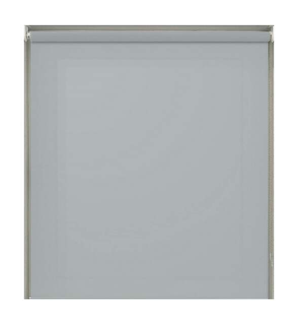 Rackhams Light Grey Plain Straight Edge Daylight Roller Blind - 120cm - image 1