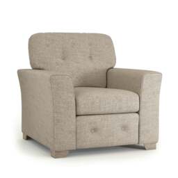 Rackhams Hartley Fullback Tufted Armchair - Grey - thumbnail 6