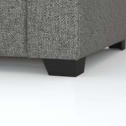 Rackhams Hartley Fullback Tufted Armchair - Grey - thumbnail 2