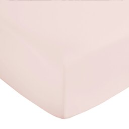 Rackhams 400 Thread Count Cotton Sateen Fitted Sheet - Pink - King - thumbnail 4