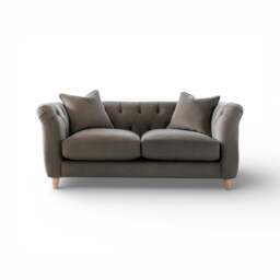 Rackhams Soho Medium Sofa - Velvet Ochre - thumbnail 4