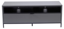 Rackhams Chaplin TV-Stand with 1 Flap Charcoal - Grey - thumbnail 1