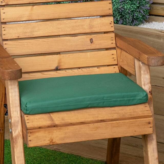 Rackhams 52 x 41cm Cushion Base for Single Wooden Garden Chair in Green - image 1