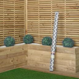 Rackhams 1.5m x 2.1m Atlantis Large Outdoor Alfresco Patio Rug Mat in Slate - thumbnail 3