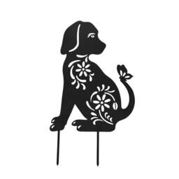 Rackhams Metal Cat and Dog Silhouette Garden Ornament - Cat - thumbnail 5