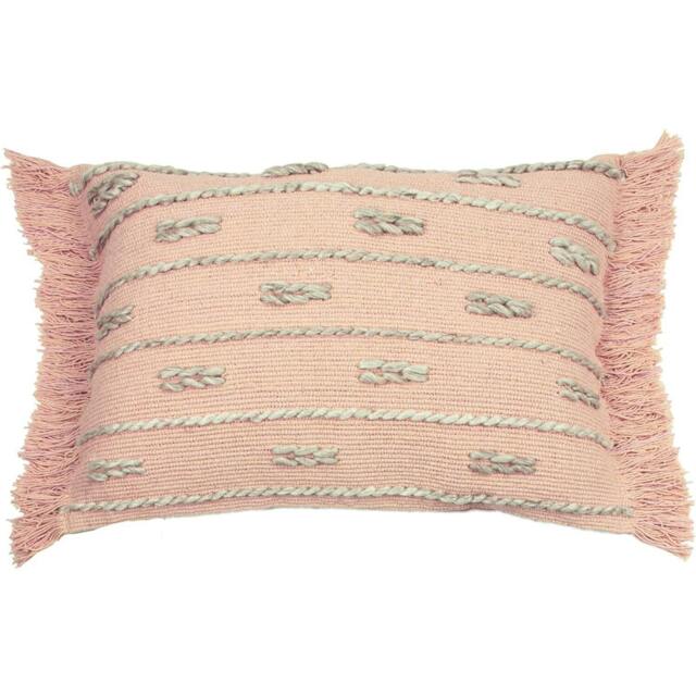 Rackhams Sigrid Cushion Cover - Blush - One Size - Blush - 90% Cotton/10% Polyester - image 1