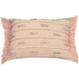 Rackhams Sigrid Cushion Cover - Blush - One Size - Blush - 90% Cotton/10% Polyester - thumbnail 1