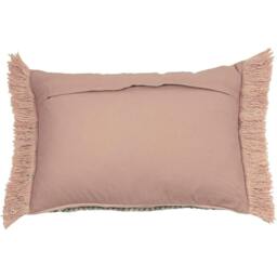 Rackhams Sigrid Cushion Cover - Blush - One Size - Blush - 90% Cotton/10% Polyester - thumbnail 2