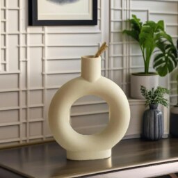 Rackhams Donut Round Ceramic Vase - thumbnail 3