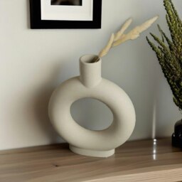 Rackhams Donut Round Ceramic Vase - thumbnail 2