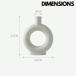 Rackhams Donut Round Ceramic Vase - thumbnail 5