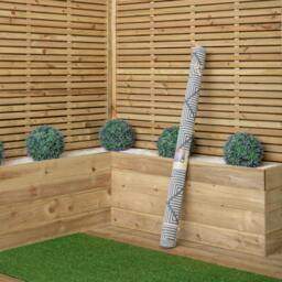 Rackhams 1.5m x 2.1m Alexandria Large Outdoor Alfresco Patio Rug Mat in Grey - thumbnail 3