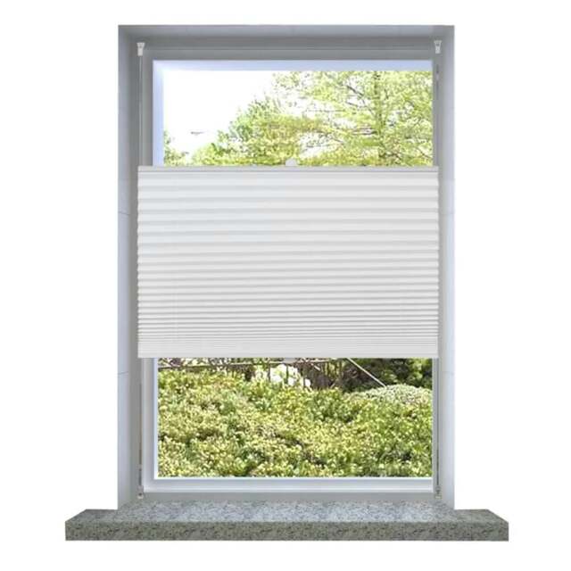 Rackhams Plisse Blind 70x150cm White Pleated Blind