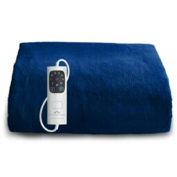 Rackhams Snuggle Up Heated Throw Electric Blanket - Navy Blue - 120cm x 160cm - thumbnail 4