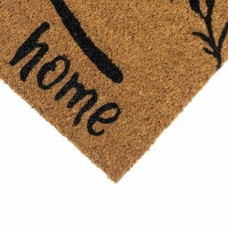 Rackhams Eco-Friendly Latex Backed Coir Entrance Doormat, 40x70cm - Our Happy Home - 1 - Brown - thumbnail 3