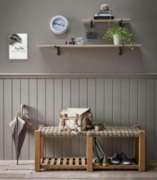 "Rackhams 6-Key Hook Holder Cabinet - ""Love Is The Key"" (Palm Leaf)" - thumbnail 4
