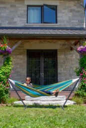 Rackhams 's Combos - Sunbrella Lagoon Hammock with Stand (250cm) - thumbnail 2