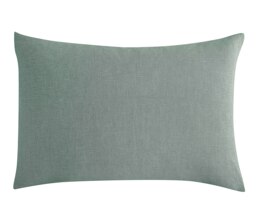 Rackhams 'Pure Washed Linen' Pillowcase Pair - Sage Green - thumbnail 2