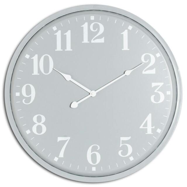 Rackhams Ashmount Wall Clock - Grey - One Size - Grey - 100% Mixed - image 1