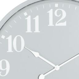 Rackhams Ashmount Wall Clock - Grey - One Size - Grey - 100% Mixed - thumbnail 3
