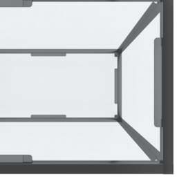 Rackhams Console Table Transparent 180x35x75.5 cm Tempered Glass - thumbnail 6