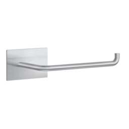 Rackhams Brushed Stainless Steel Toilet Roll Holder Self Adhesive Bathroom Wall Mounted