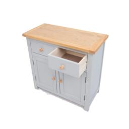 Rackhams Argenta Light Grey 2 Drawer 2 Door Sideboard Wood Knob - Light Grey - thumbnail 6