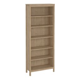 Rackhams Madrid Bookcase in Jackson Hickory Oak - Oak - Wood - 1