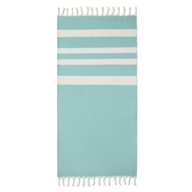 Rackhams Agoura Hammam Towel - Turquoise - One Size - Turquoise - 55% Recycled Polyester/45% Recycled Cotton - image 1
