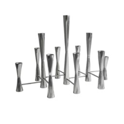 Rackhams Parker 11 Piece Candle Centerpiece - Silver