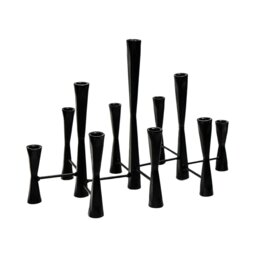 Rackhams Parker 11 Piece Candle Centerpiece - Silver - thumbnail 4