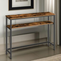Rackhams Console Table With 2 Shelves - thumbnail 6