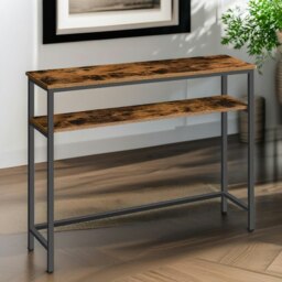 Rackhams Console Table With 2 Shelves - thumbnail 5