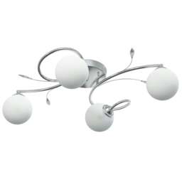 Rackhams Ceiling Lamp with Round Glass Shades for 4 G9 LED Lights - thumbnail 4