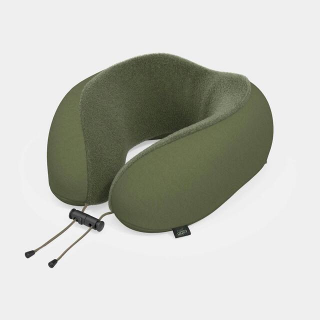 Rackhams Classic Travel Pillow, Memory Foam Neck Pillow with Adjustable Fit - Georgian Khaki - image 1