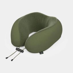 Rackhams Classic Travel Pillow, Memory Foam Neck Pillow with Adjustable Fit - Georgian Khaki - thumbnail 1