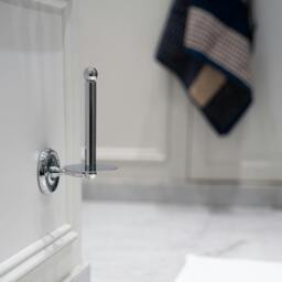 Rackhams Polished Chrome Spare Toilet Roll Holder - thumbnail 2
