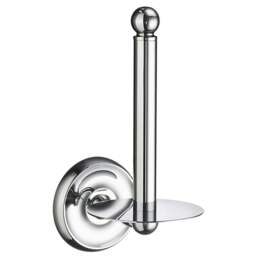 Rackhams Polished Chrome Spare Toilet Roll Holder - thumbnail 1