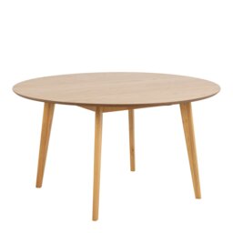 Rackhams Roxby Round Dining Table in Oak 140x76cm - Brown - No - Natural