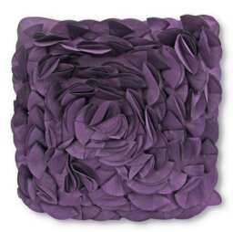 Rackhams 3D Petal Cushion - 43cm x 43cm - Purple