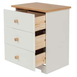 Rackhams Colorado 3-Drawer Bedside Cabinet - thumbnail 4