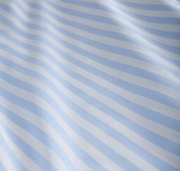 Rackhams Pencil Stripe Blue Duvet Cover Set - King - thumbnail 2